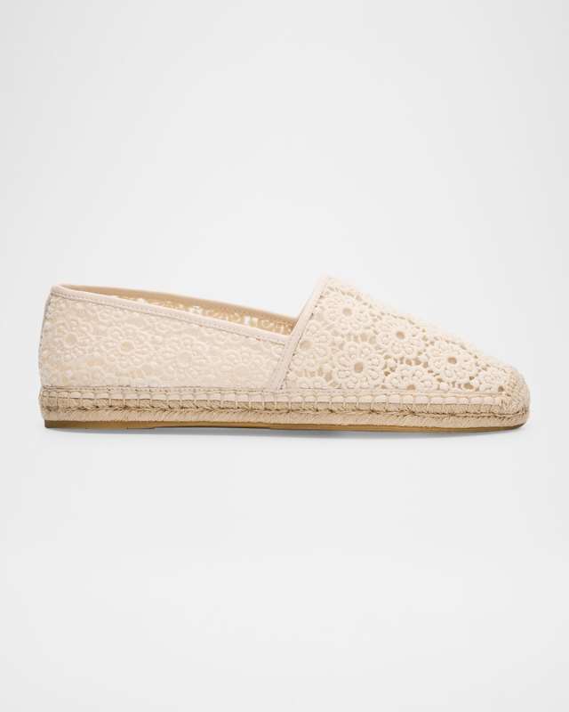 Bareitall Cotton Espadrille Loafers